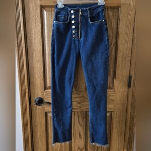 High Rise Vintage Blue Jeans
